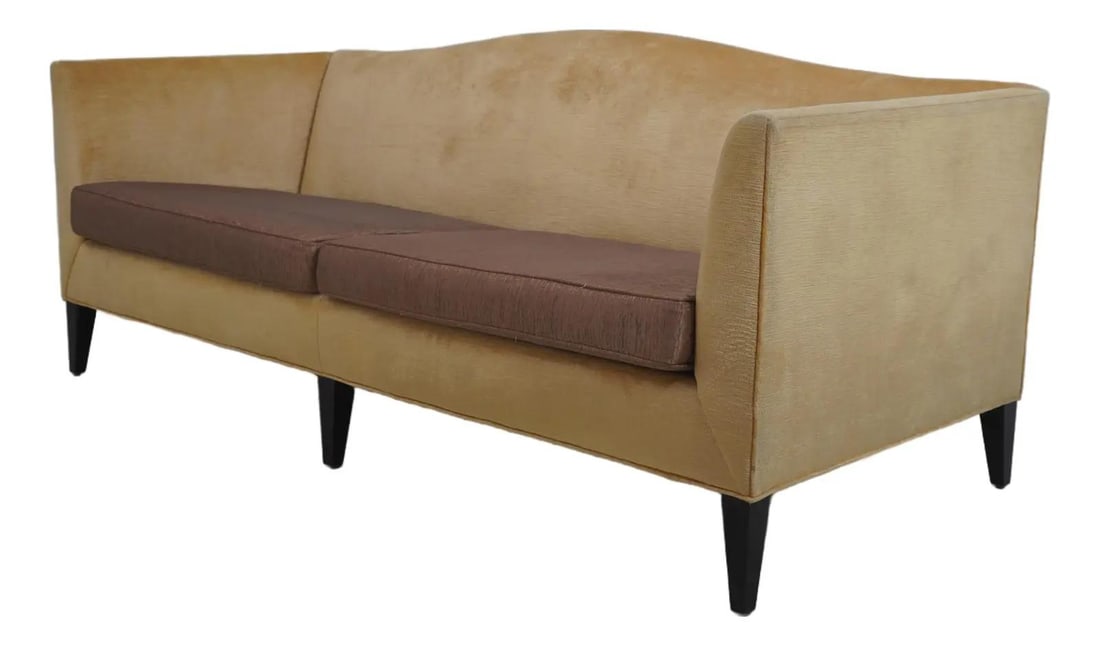 Large Contemporary Upholstered Sofa by Baker 81w x 34d x 30h (1 of 10)