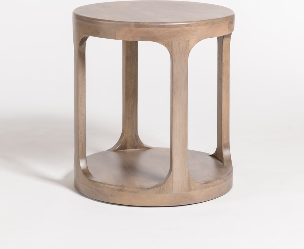Mason Collection End Table in Misted Ash Finish by Alder Tweed (1 of 3)