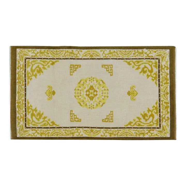 Hand-Knotted Wool Area Rug with Art Deco Chinese Design 3'x5'2": Hand-Knotted Wool Area Rug with Art Deco Chinese Design 3'x5'2" This vintage Chinese Art Deco rug is hand-knotted from wool, showcasing traditional craftsmanship with a modern design sensibility. Its 