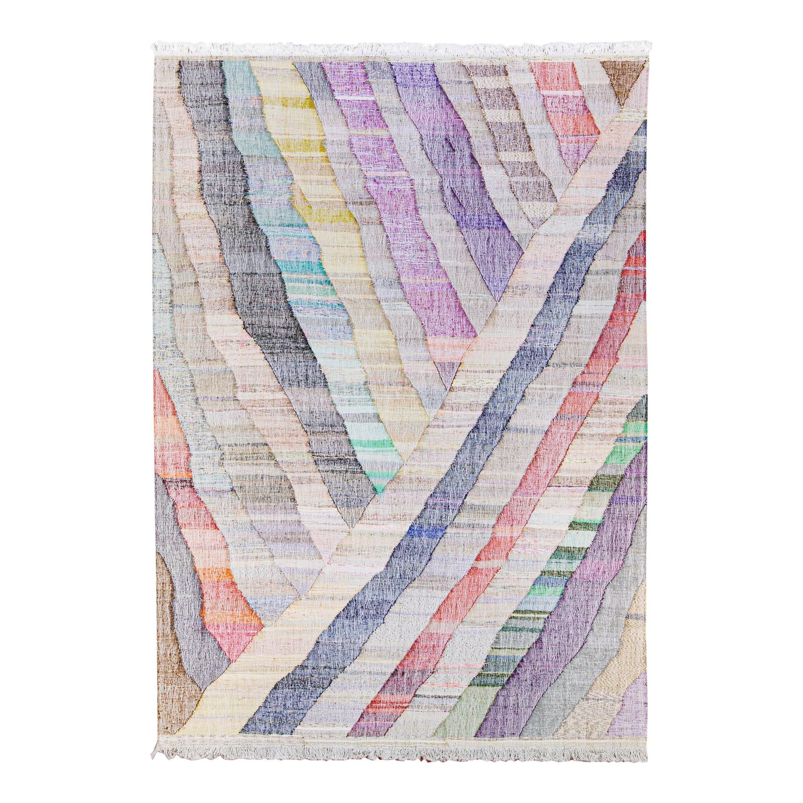 Vintage Turkish Kilim Wool Rug 9'2 x 13'6 Geometric Multicolor Design: Vintage Turkish Kilim Wool Rug 9'2 x 13'6 Geometric Multicolor Design This stunning vintage Turkish Kilim flatweave rug showcases a vibrant multicolor field adorned with a captivating all-over geometr