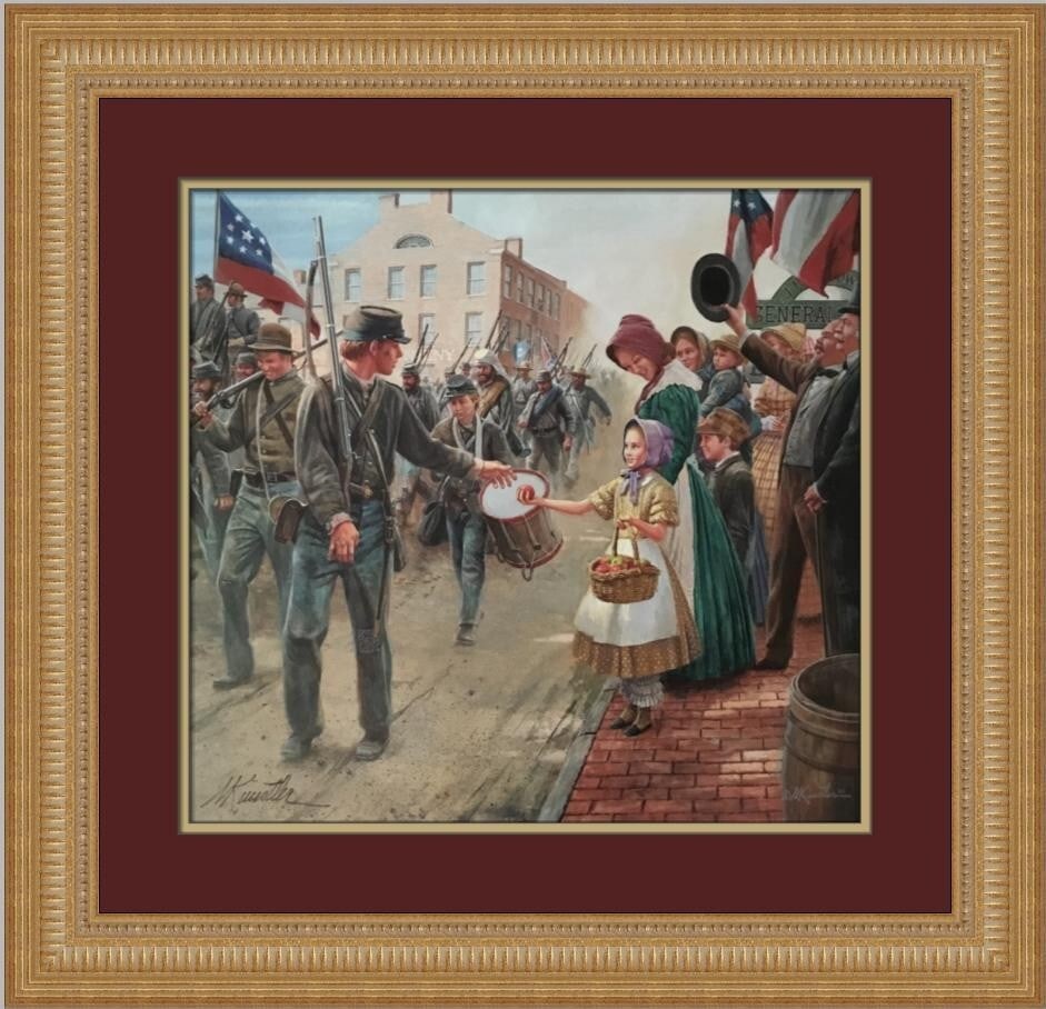 Mort Kunstler Civil War Signed Framed Lithograph Especially For You COA (1 of 2)