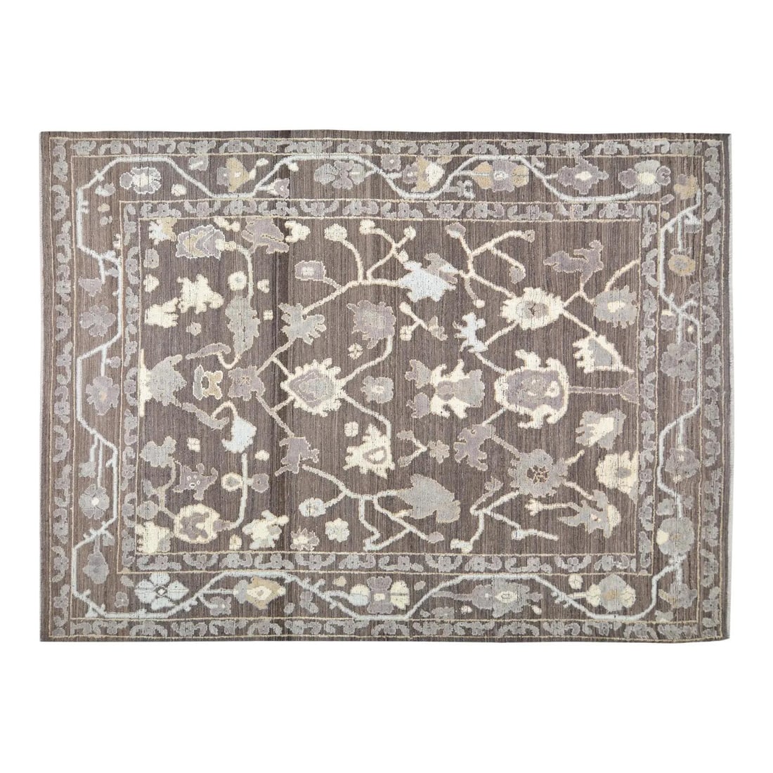 9'4 x 12'4 Wool Area Rug Hand Knotted Oushak Style (1 of 6)