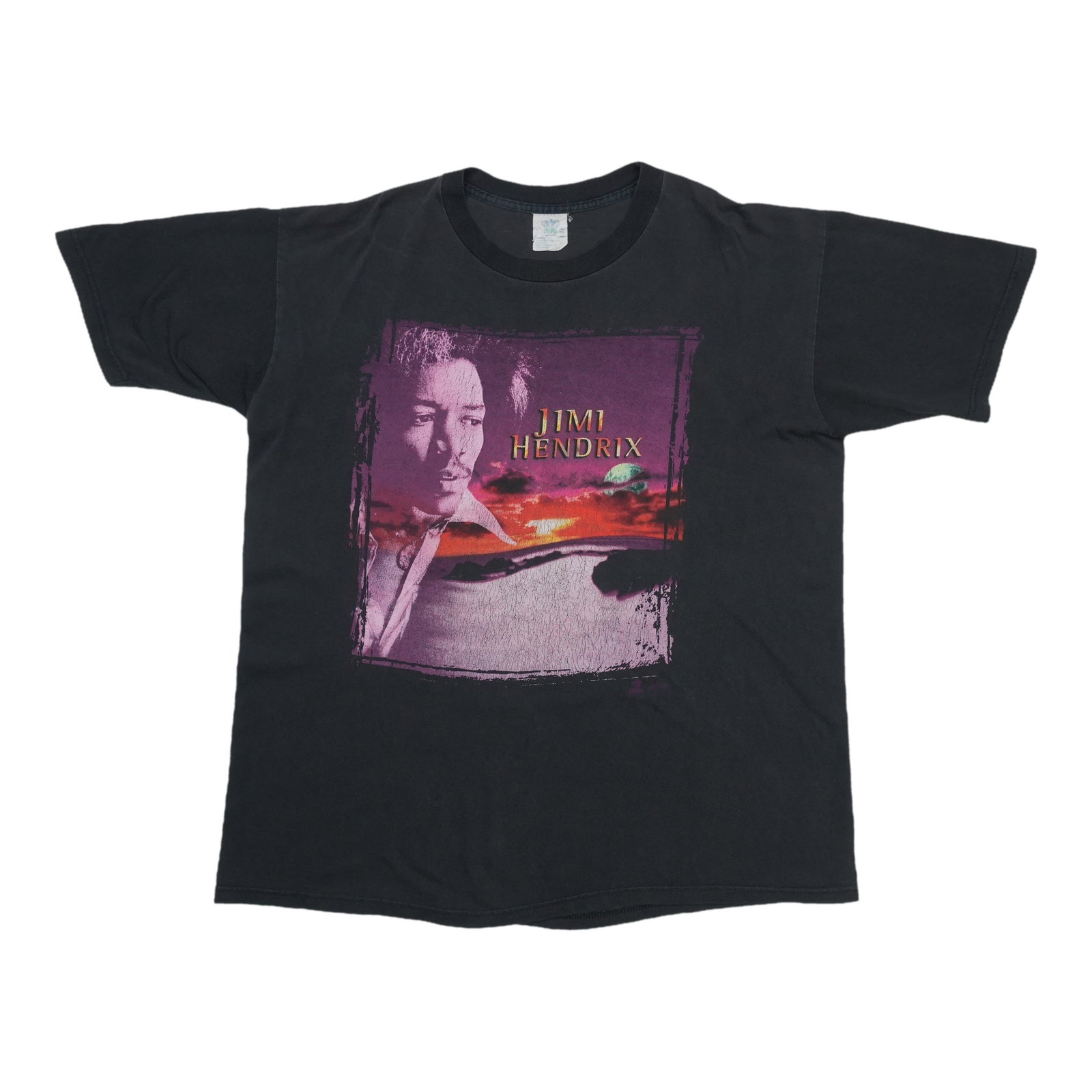 1998 Jimi Hendrix vintage black cotton shirt First Rays (1 of 6)