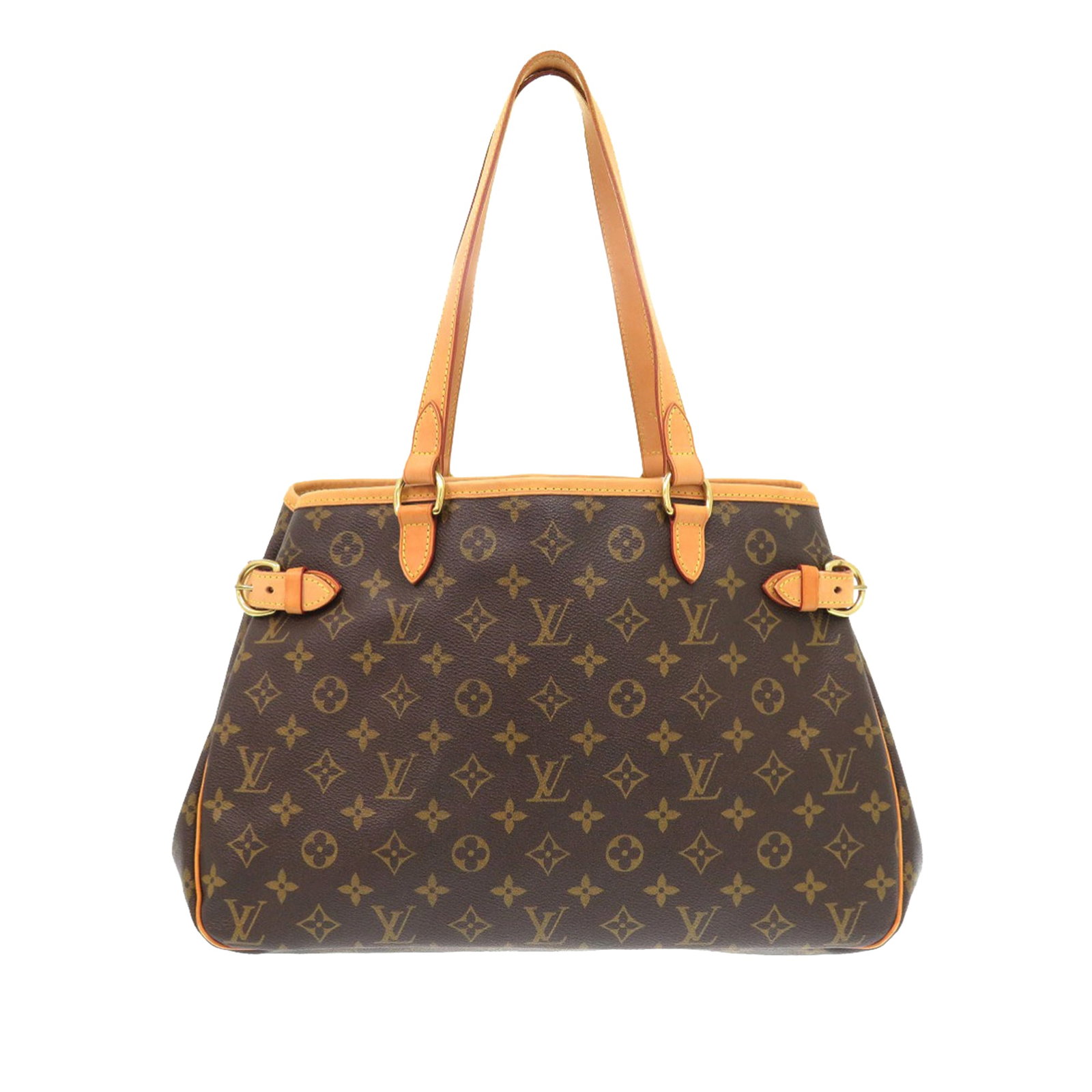 Louis Vuitton Batignolles Horizontal Monogram Shoulder Bag: Louis Vuitton Batignolles Horizontal Monogram Shoulder Bag Louis Vuitton Batignolles Horizontal shoulder bag in Monogram canvas with flat vachetta leather shoulder straps, an open top, and a lobster c