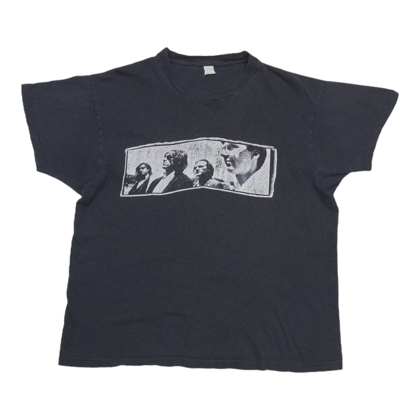 Vintage 1989 R.E.M. black cotton tour shirt: Vintage 1989 R.E.M. black cotton tour shirt This is an original vintage 1989 R.E.M. Work Tour shirt, not a modern reproduction. The shirt is made from 100% cotton and comes in black. It is in excellen