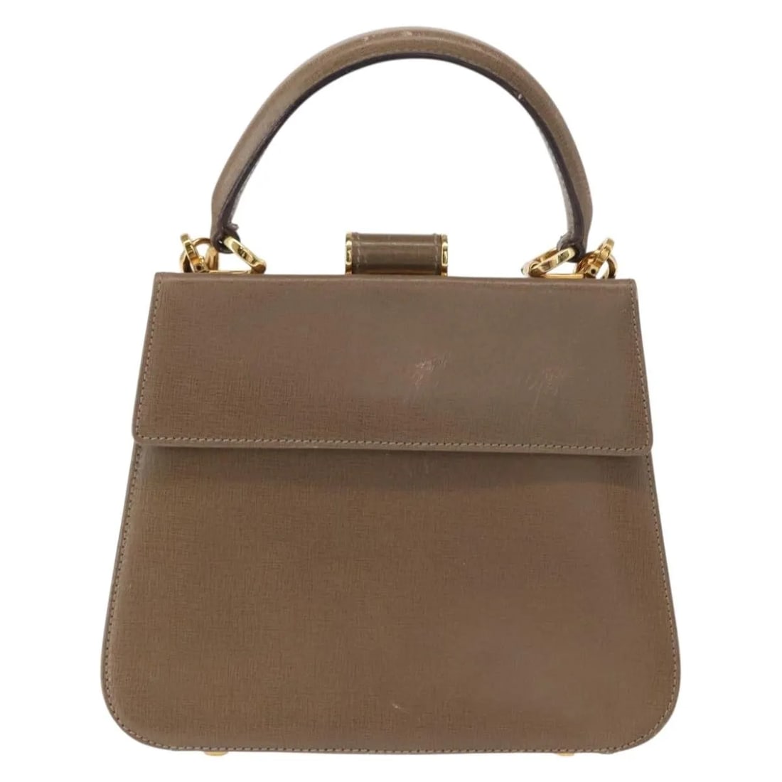 Beige Leather Handbag Salvatore Ferragamo Gancini Italy: Beige Leather Handbag Salvatore Ferragamo Gancini Italy This Salvatore Ferragamo Gancini handbag is crafted from beige leather and designed for women. Made in Italy, it features a compact silhouette a