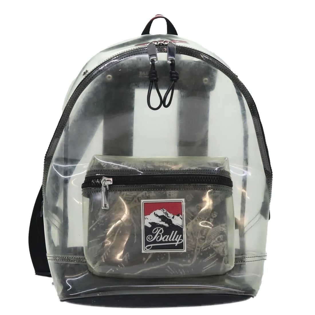 Bally Vintage transparent plastic unisex bag made in Italy (1 of 18)