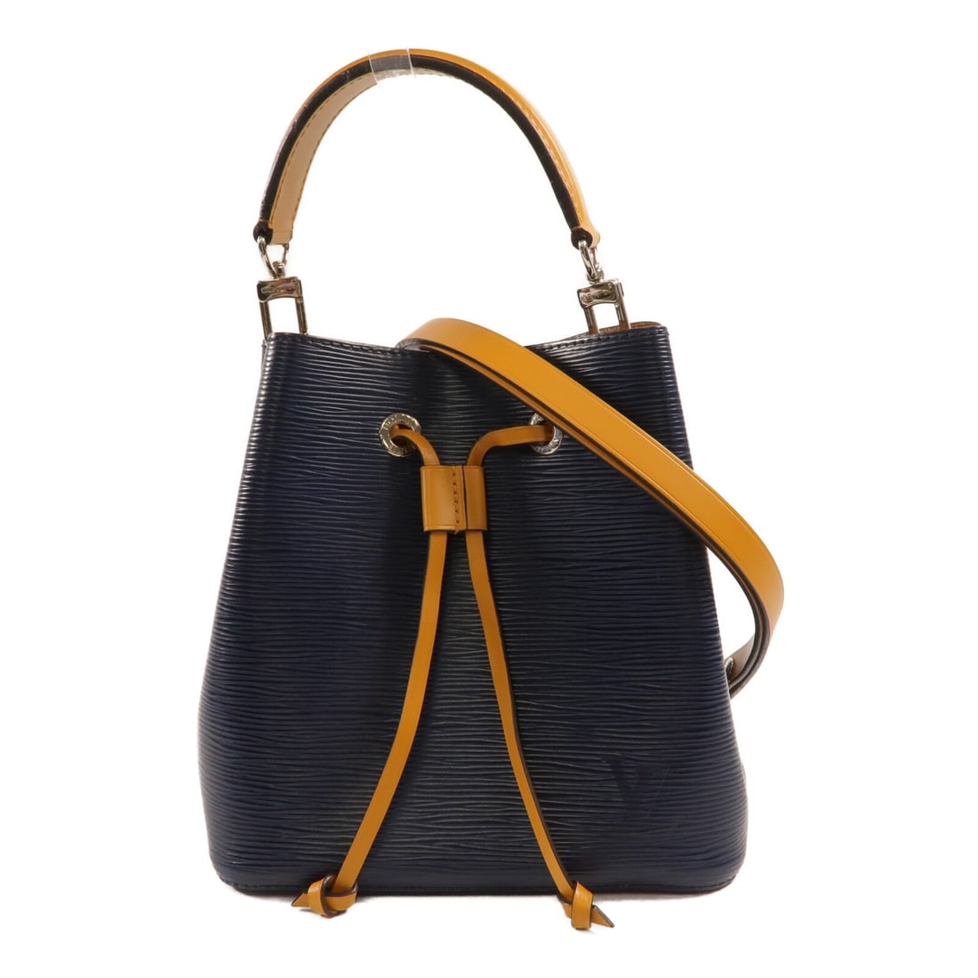 Louis Vuitton Neo Noe BB 2 Way Shoulder Bag Navy Epi Leather (1 of 17)