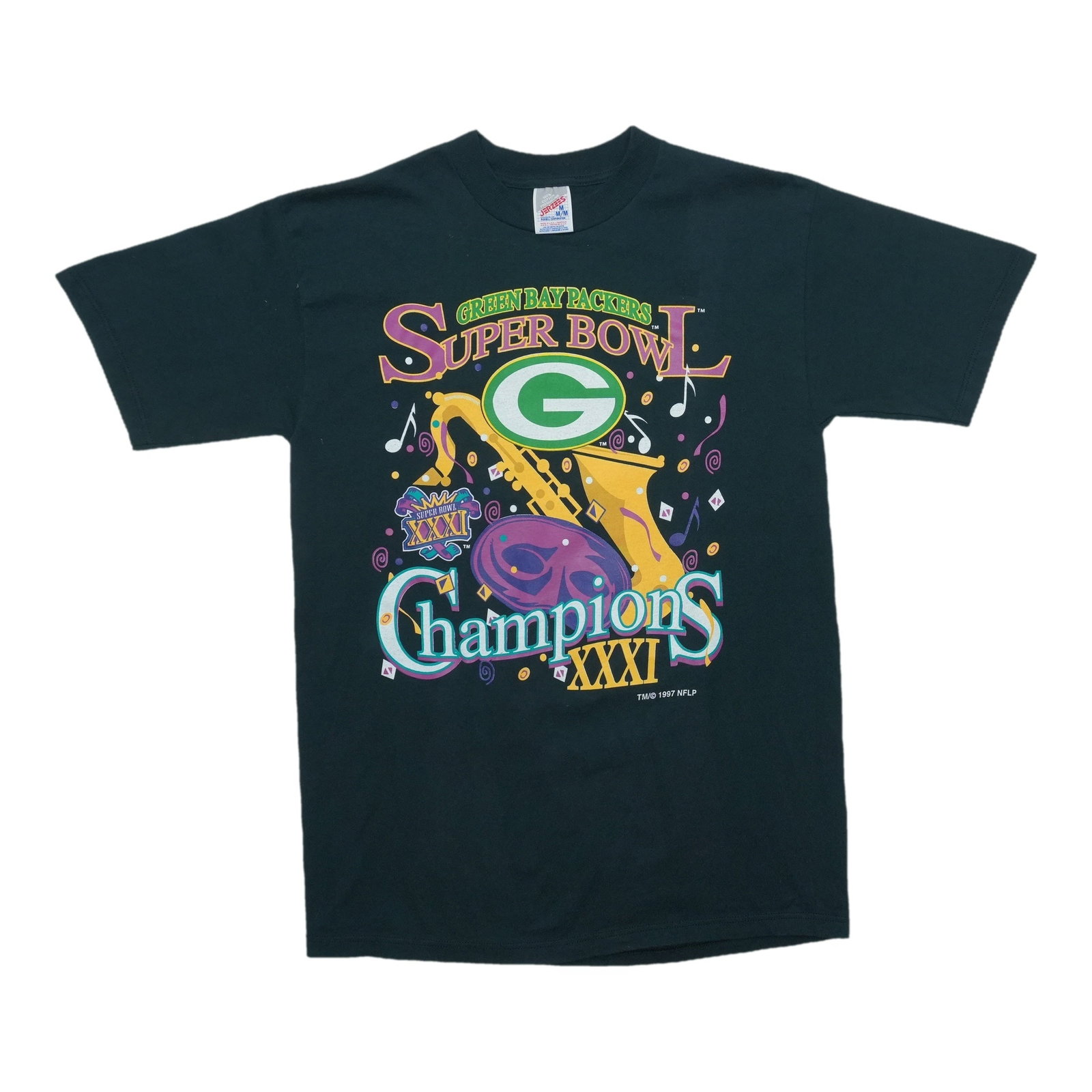 Vintage Green Bay Packers 1997 Super Bowl XXXI Champions Cotton Shirt (1 of 4)
