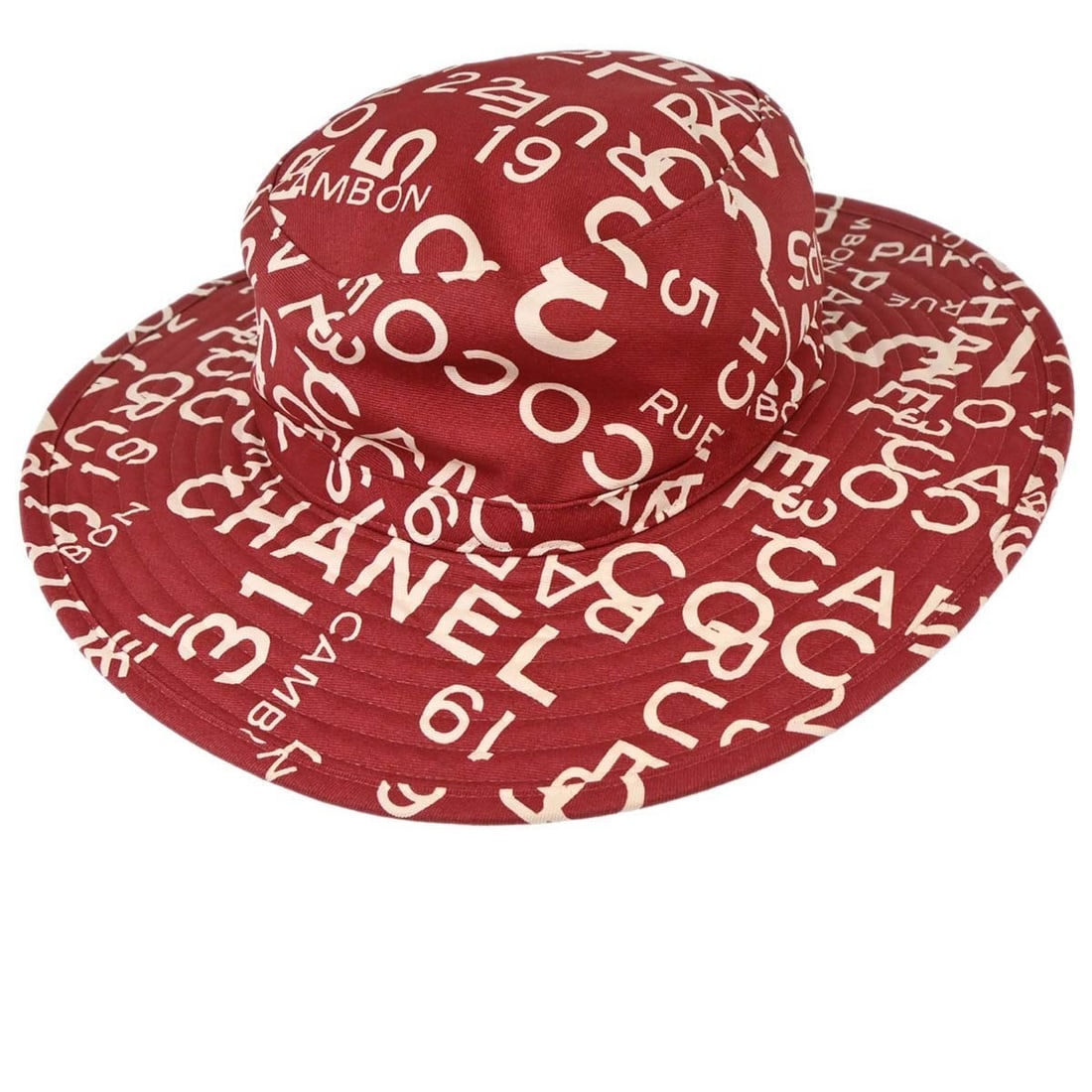 Chanel Bucket Hat for Women Red Size 58 France (1 of 15)