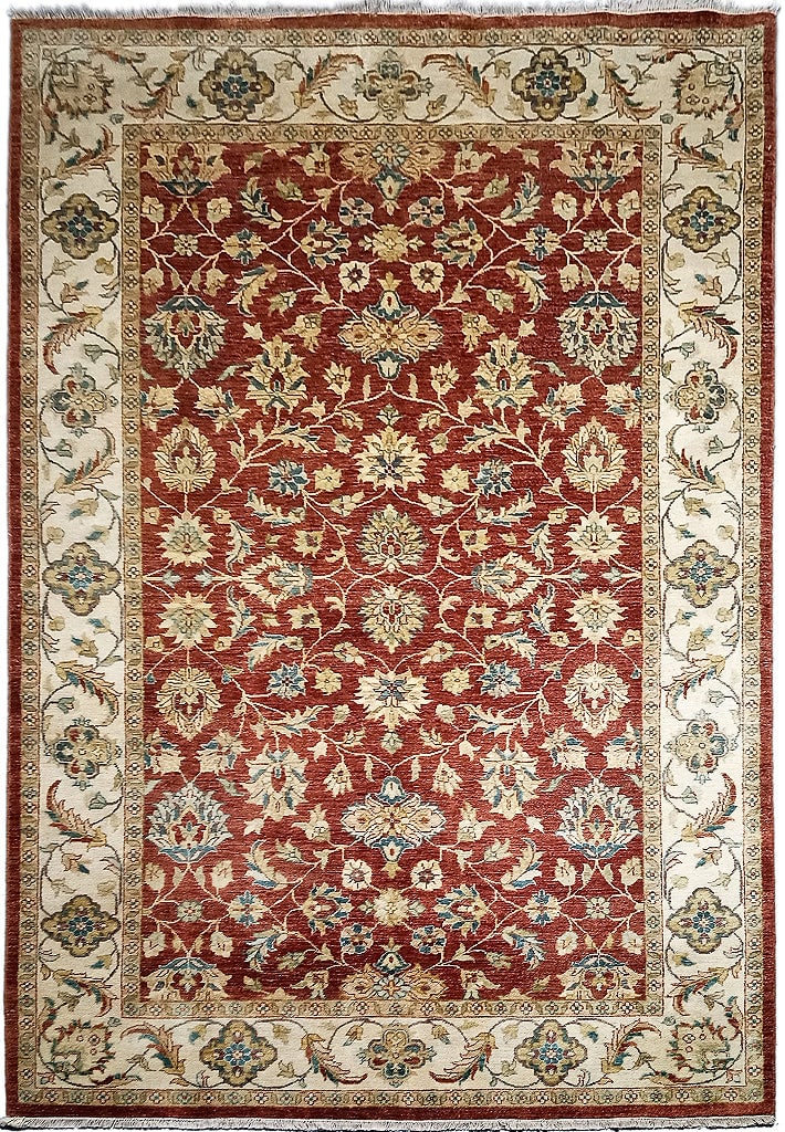 5.6 x 8.5 Chobi Handmade Rug Premium Wool Vegetable Dyed (1 of 9)