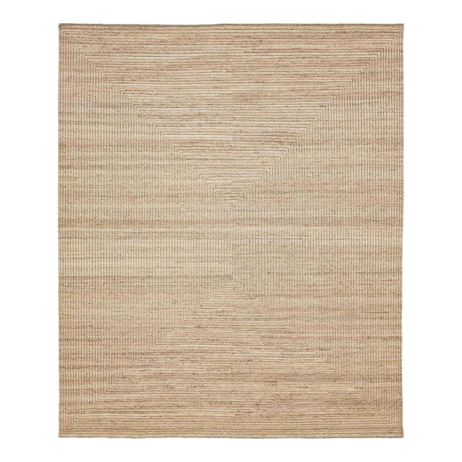 Handmade Organic Modern Brown Moroccan Wool Rug 8'5" x 10'1" Geometric Design: Handmade Organic Modern Brown Moroccan Wool Rug 8'5" x 10'1" Geometric Design Enhance your living space with this stunning handmade Moroccan wool rug, featuring an Organic Modern style and a striking 