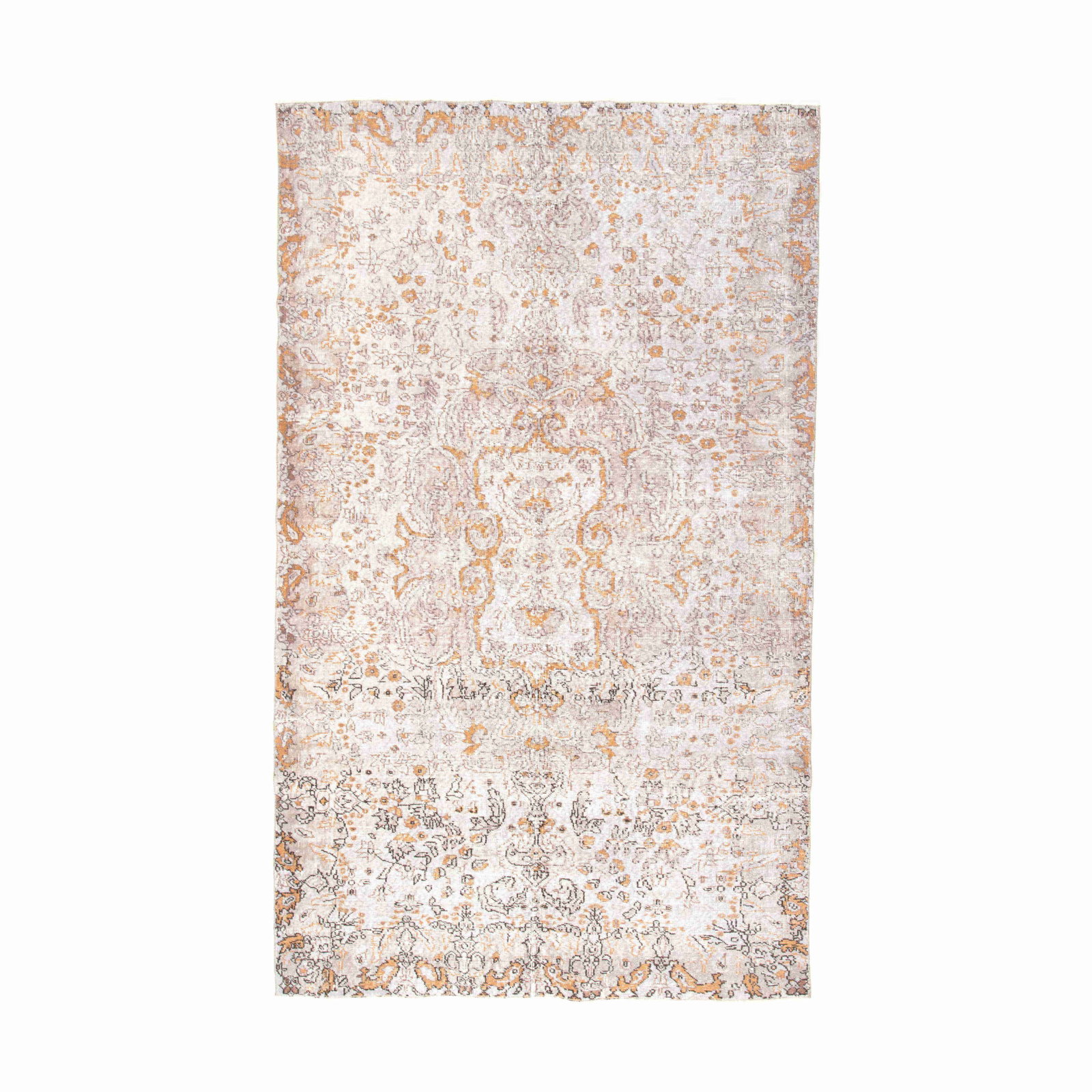 Authentic Vintage Handmade Carpet Wool on Cotton 68 x 115: Authentic Vintage Handmade Carpet Wool on Cotton 68 x 115 This authentic handmade vintage carpet showcases a unique blend of wool on cotton, reflecting exquisite craftsmanship. Designed with double kn