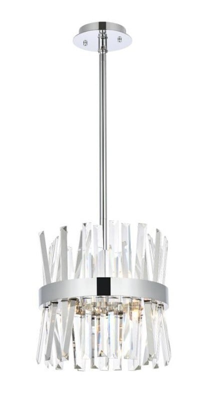 Serephina 12 in Crystal Pendant Chrome 6-Light (1 of 9)