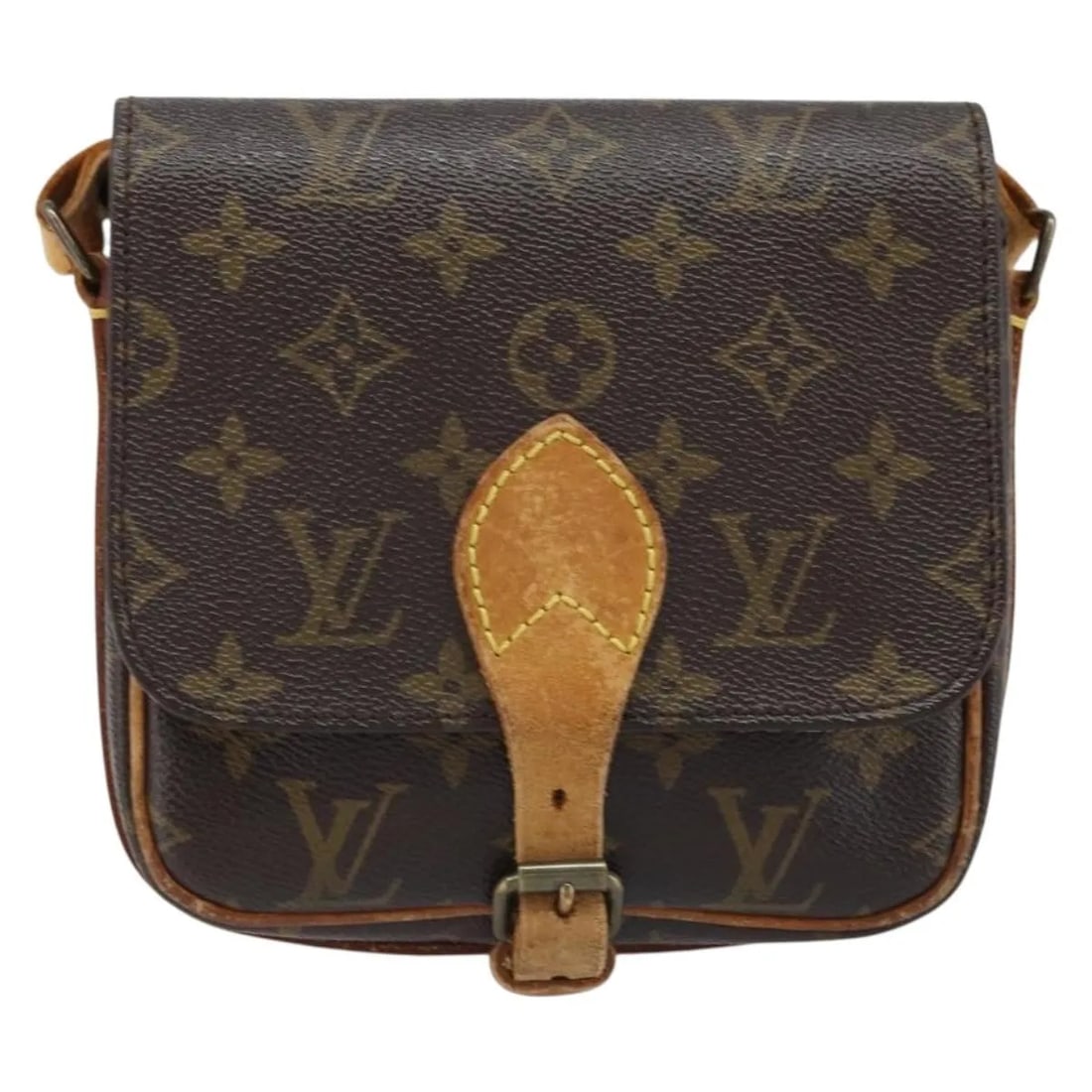 Cartouchiere Shoulder Bag by Louis Vuitton in Monogram Canvas: Cartouchiere Shoulder Bag by Louis Vuitton in Monogram Canvas The Louis Vuitton Cartouchiere Handbag features the iconic Monogram canvas in brown and is designed for unisex use. This classic piece is 