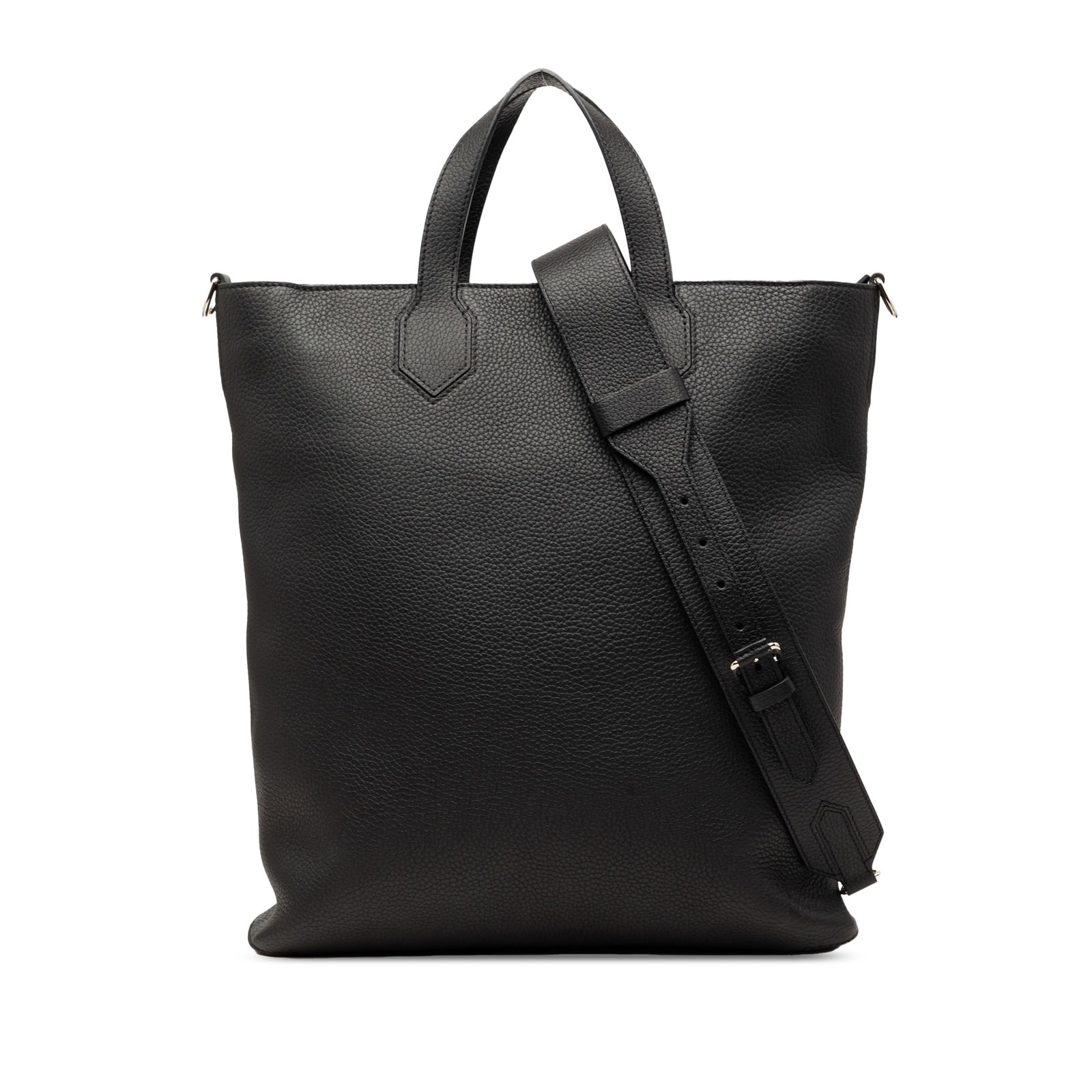 Louis Vuitton Taurillon MM East Side Leather Tote Bag: Louis Vuitton Taurillon MM East Side Leather Tote Bag Louis Vuitton East Side Tote MM in black taurillon leather. This tote features flat handles, a detachable flat strap, a top zip closure, and an in