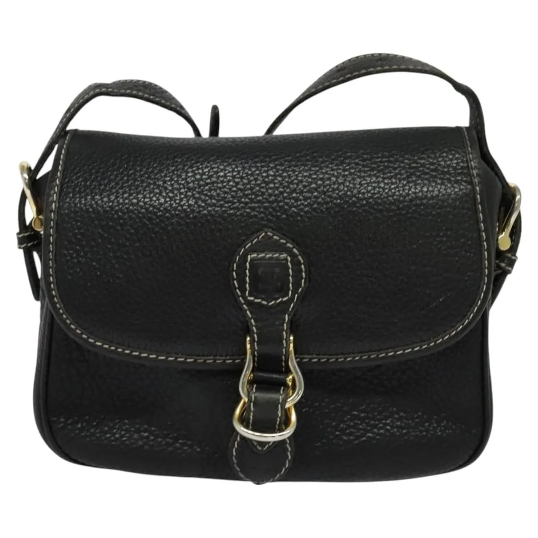 Celine Vintage black leather shoulder bag 25cm Italy: Celine Vintage black leather shoulder bag 25cm Italy Vintage Celine leather bag in black with a classic, understated look. This piece is in good vintage condition with honest wear, including light sur
