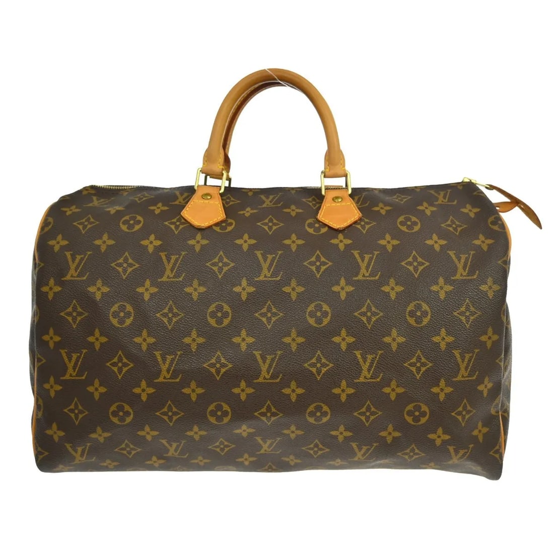 Louis Vuitton Speedy Brown Canvas Handbag 40cm x 26cm x 19cm: Louis Vuitton Speedy Brown Canvas Handbag 40cm x 26cm x 19cm This Louis Vuitton Speedy Handbag features the iconic monogram canvas in brown. Designed for women, it offers a spacious interior and class