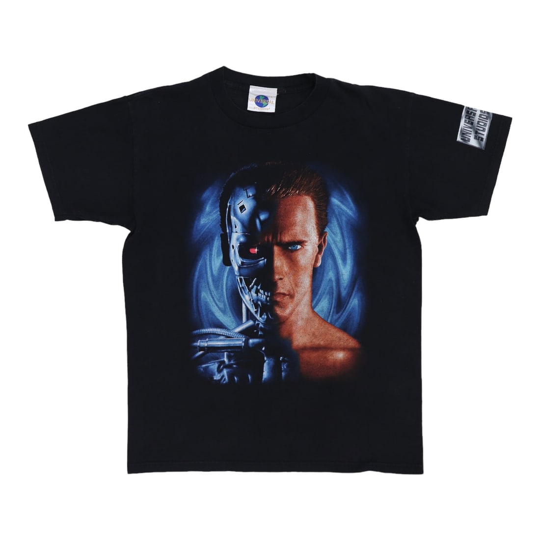 Vintage 1990s Terminator 2 T-Shirt from Universal Studios Black Cotton Large (1 of 6)