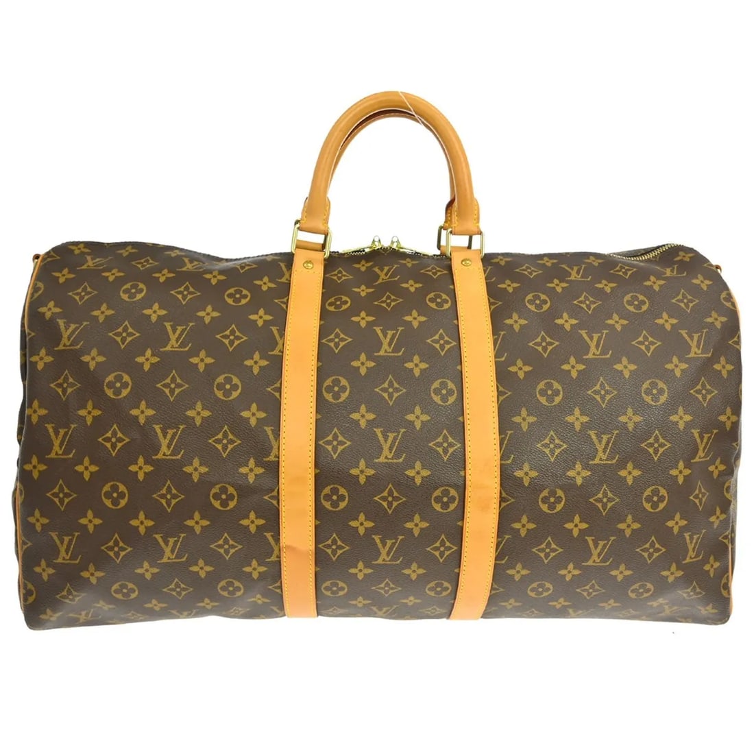 Louis Vuitton Keepall Bandouliere Monogram Canvas Travel Bag: Louis Vuitton Keepall Bandouliere Monogram Canvas Travel Bag Louis Vuitton Keepall Bandouliere travel bag in brown monogram canvas. This unisex piece is in good overall condition, showing scuffs and s