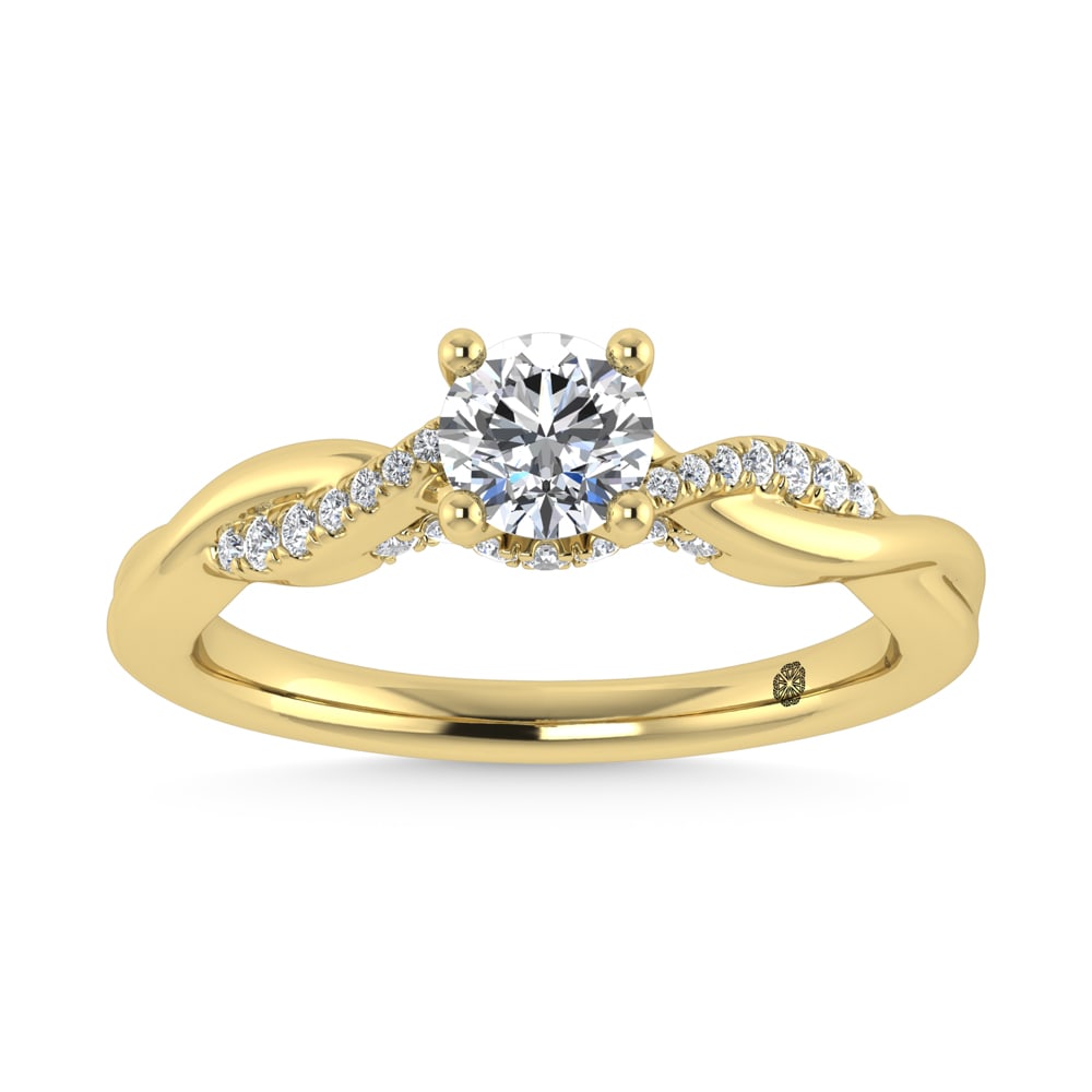 10K Yellow Gold Lab Grown Diamond 5/8 Ct.Tw. Engagement Ring: 10K Yellow Gold Lab Grown Diamond 5/8 Ct.Tw. Engagement Ring 10K Yellow Gold Labgrown Diamond 5/8 Ct.Tw. Engagement Ring 10k Yellow Gold Stone Color: D-f Stone Clarity: Vs Each ring is presented in st
