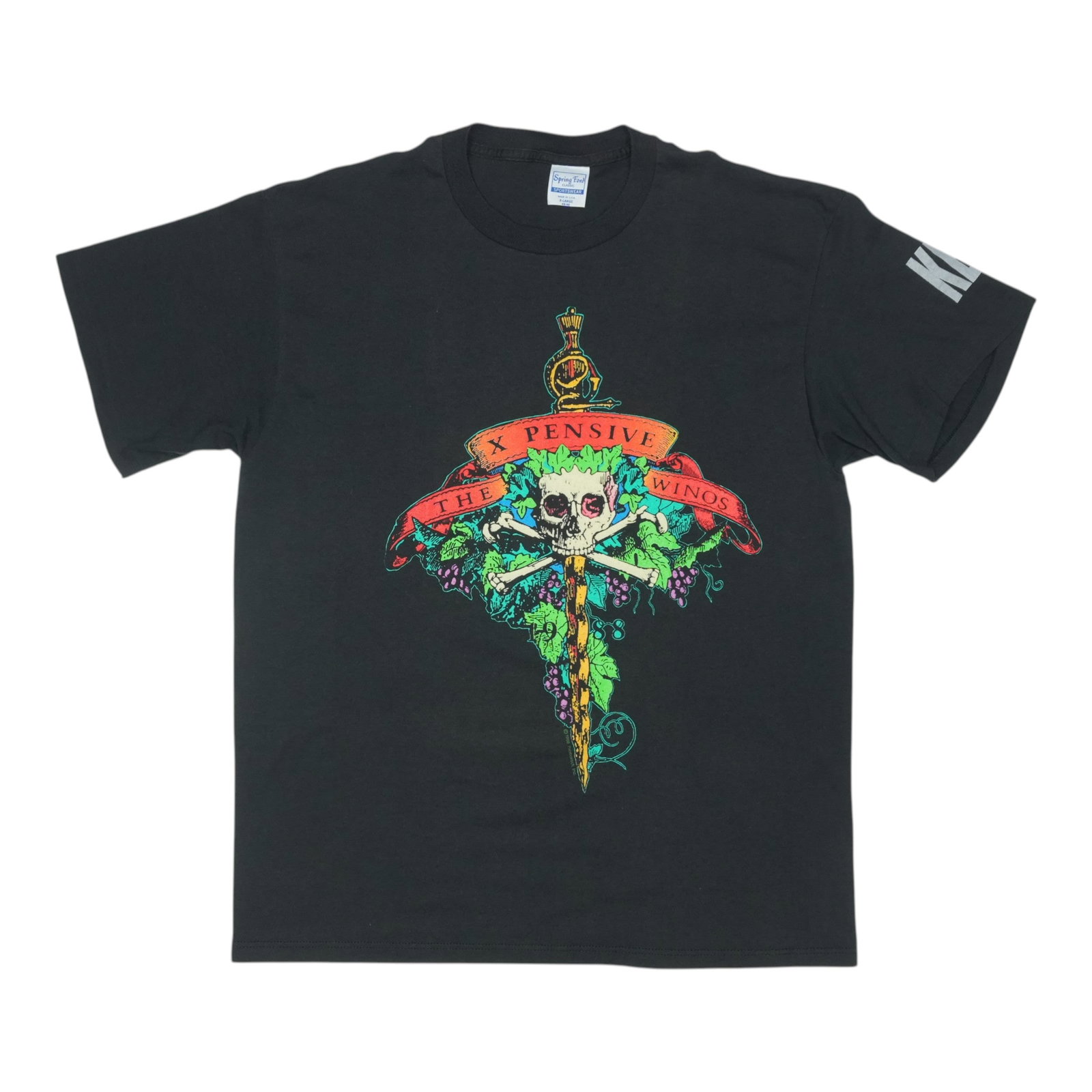 Vintage 1988 Black Keith Richards Xpensive Winos Tour XL Shirt: Vintage 1988 Black Keith Richards Xpensive Winos Tour XL Shirt This is an original vintage 1988 Keith Richards Xpensive Winos Tour Shirt featuring front and back graphics. Made from a 50/50 polyester 