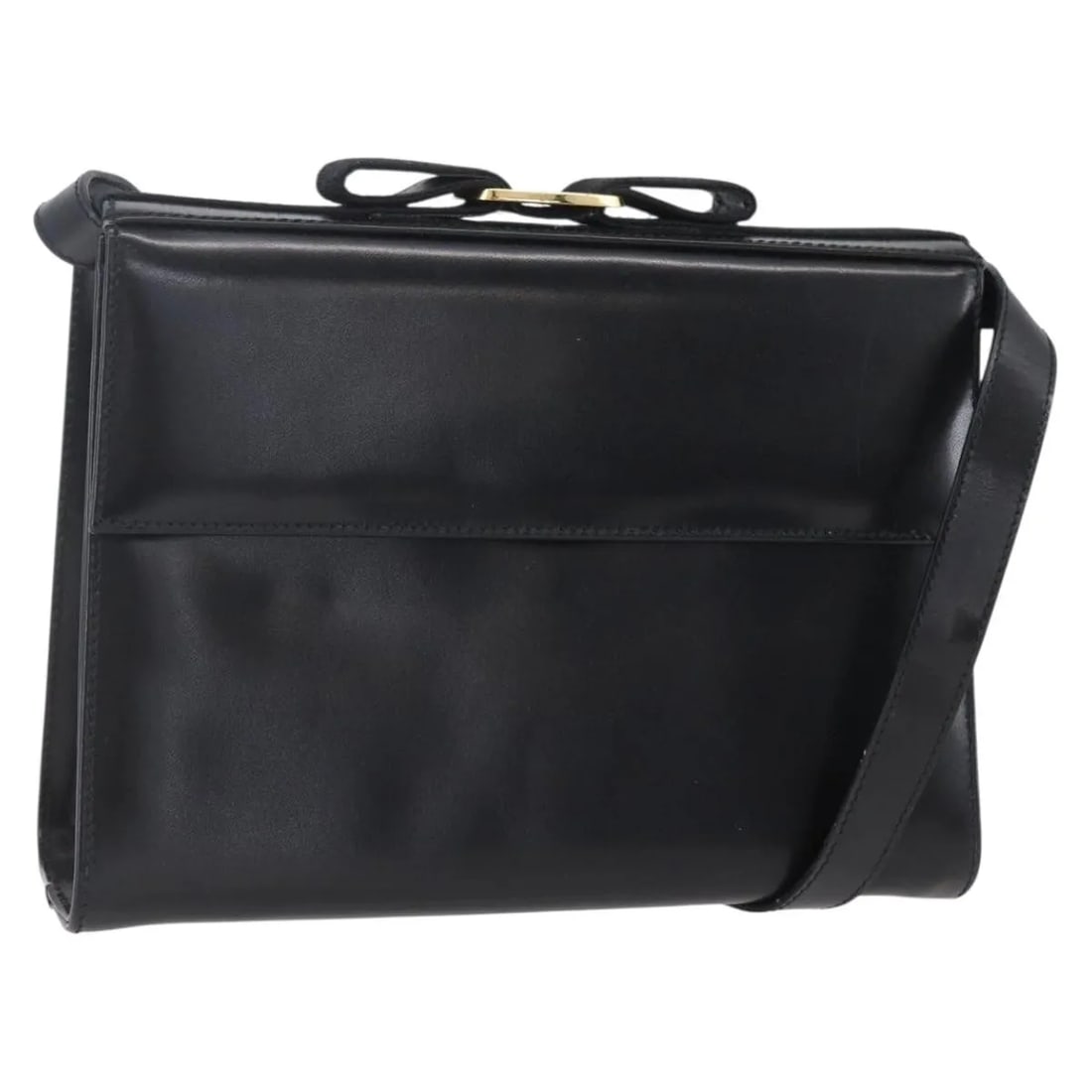Salvatore Ferragamo Vala black leather shoulder bag: Salvatore Ferragamo Vala black leather shoulder bag This is a Salvatore Ferragamo Vala shoulder bag crafted from black leather. Designed for women, it features a classic silhouette and practical shoul