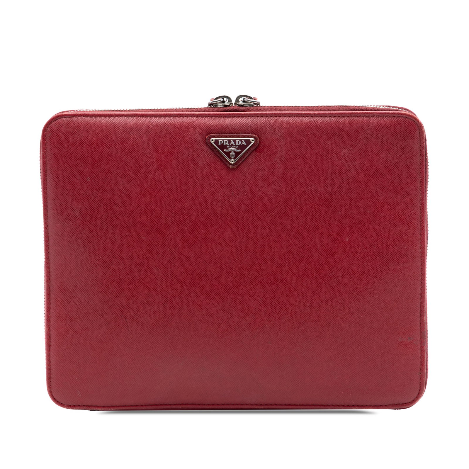 Prada red saffiano leather zip case for iPad (1 of 6)