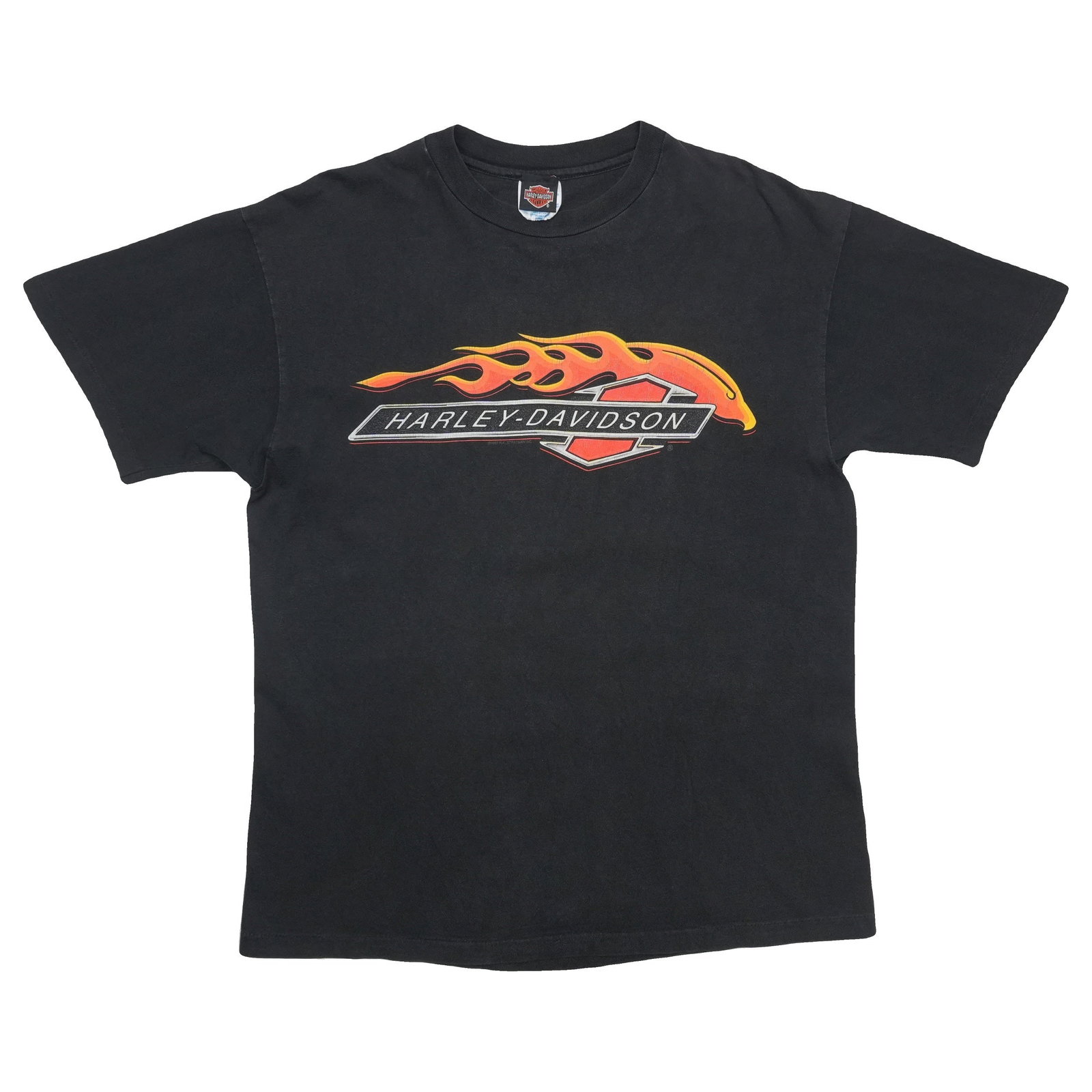 Vintage 1993 Black Cotton Shirt with Fairfield California Graphics (1 of 6)
