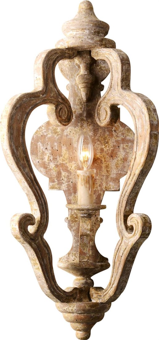 Terracotta Oriana Wall Sconce Classic European Design UL-Listed (1 of 1)
