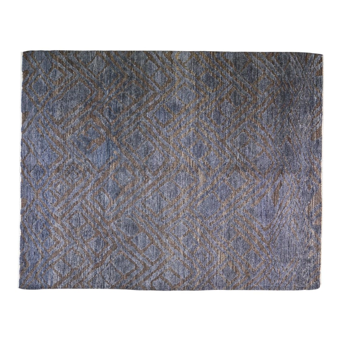 8'2 x 10'4 Wool Area Rug Hand Knotted Sheba Moroccan Style: 8'2 x 10'4 Wool Area Rug Hand Knotted Sheba Moroccan Style This Moroccan Sheba rug is hand-knotted from wool using traditional techniques, offering a durable and richly textured piece. Its timeless cr