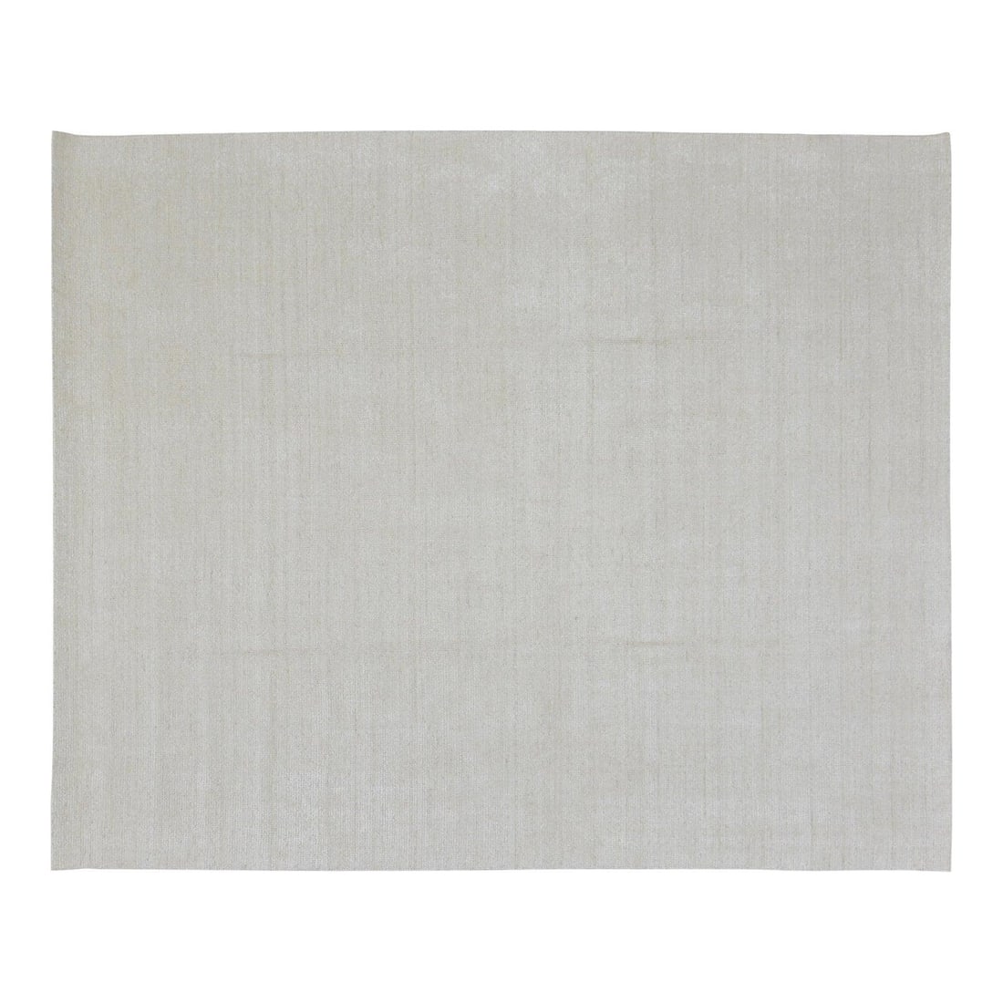 Indian Wool and Bamboo Handloom Area Rug 6'9 x 6'9 Modern Design: Indian Wool and Bamboo Handloom Area Rug 6'9 x 6'9 Modern Design This hand-loomed wool and bamboo rug showcases traditional craftsmanship combined with modern design sensibilities. Soft, durable, and 