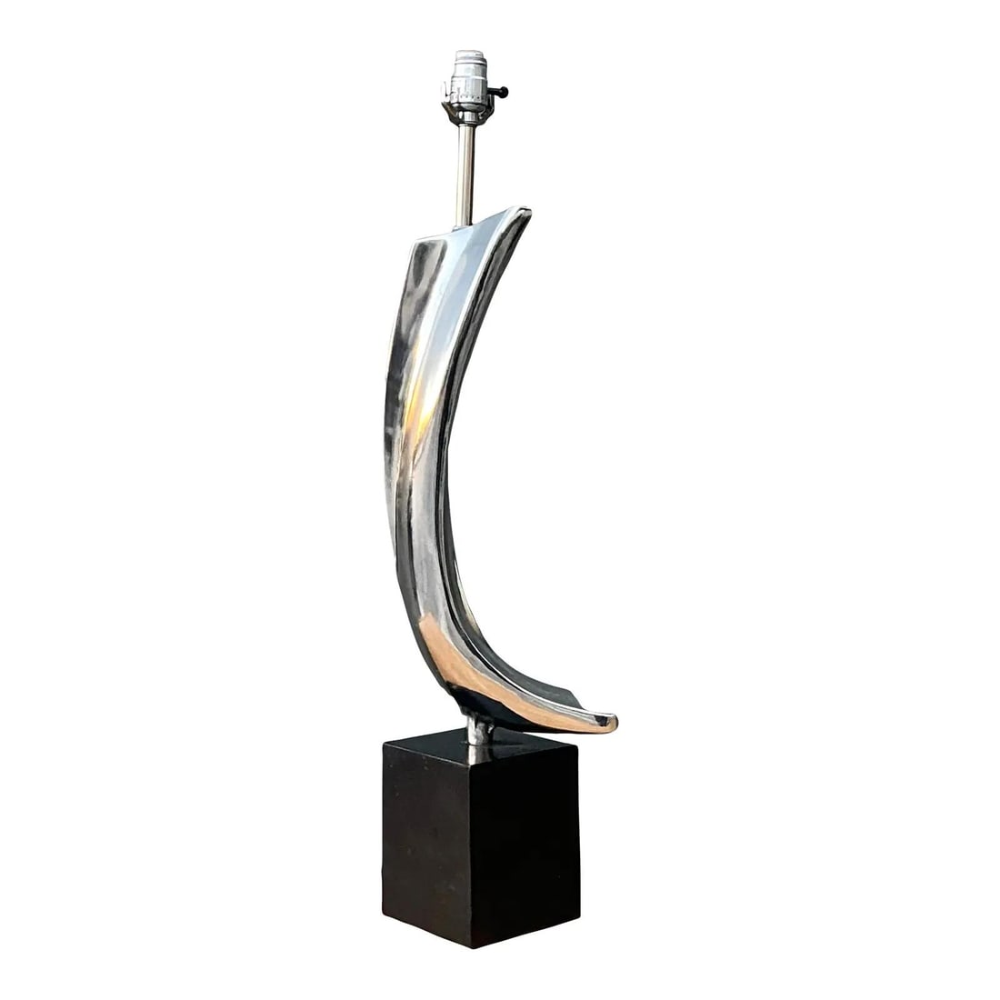 Laurel Lamp Company chrome sculptural table lamp Weiss and Barr style (1 of 10)
