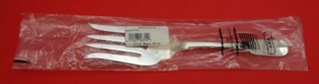 Wallace Italy Cardinale Sterling Silver Cold Meat Fork 9 1/4" Unmonogrammed: Wallace Italy Cardinale Sterling Silver Cold Meat Fork 9 1/4" Unmonogrammed Presenting the Cardinale pattern cold meat fork by Wallace, crafted from high-quality sterling silver. This exquisite servin