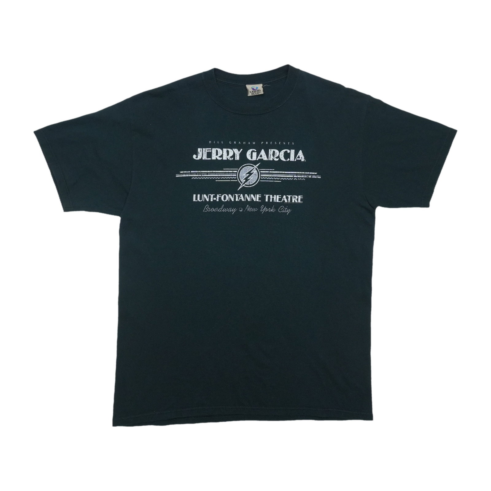 Vintage Black Cotton Jerry Garcia Bill Graham Presents Shirt (1 of 5)