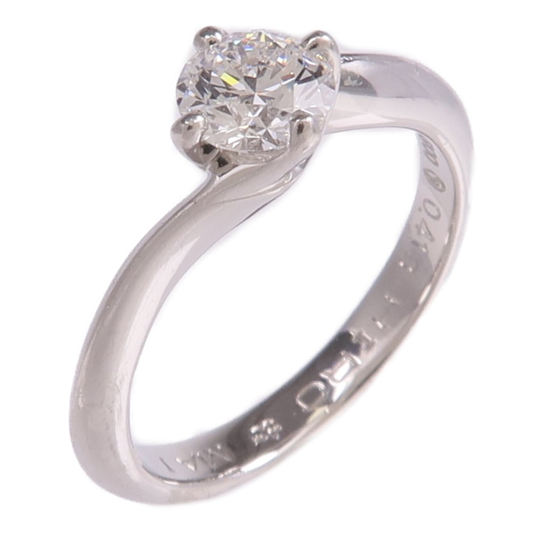 Diamond Ring in PT900 Platinum Size 3.5 (1 of 9)