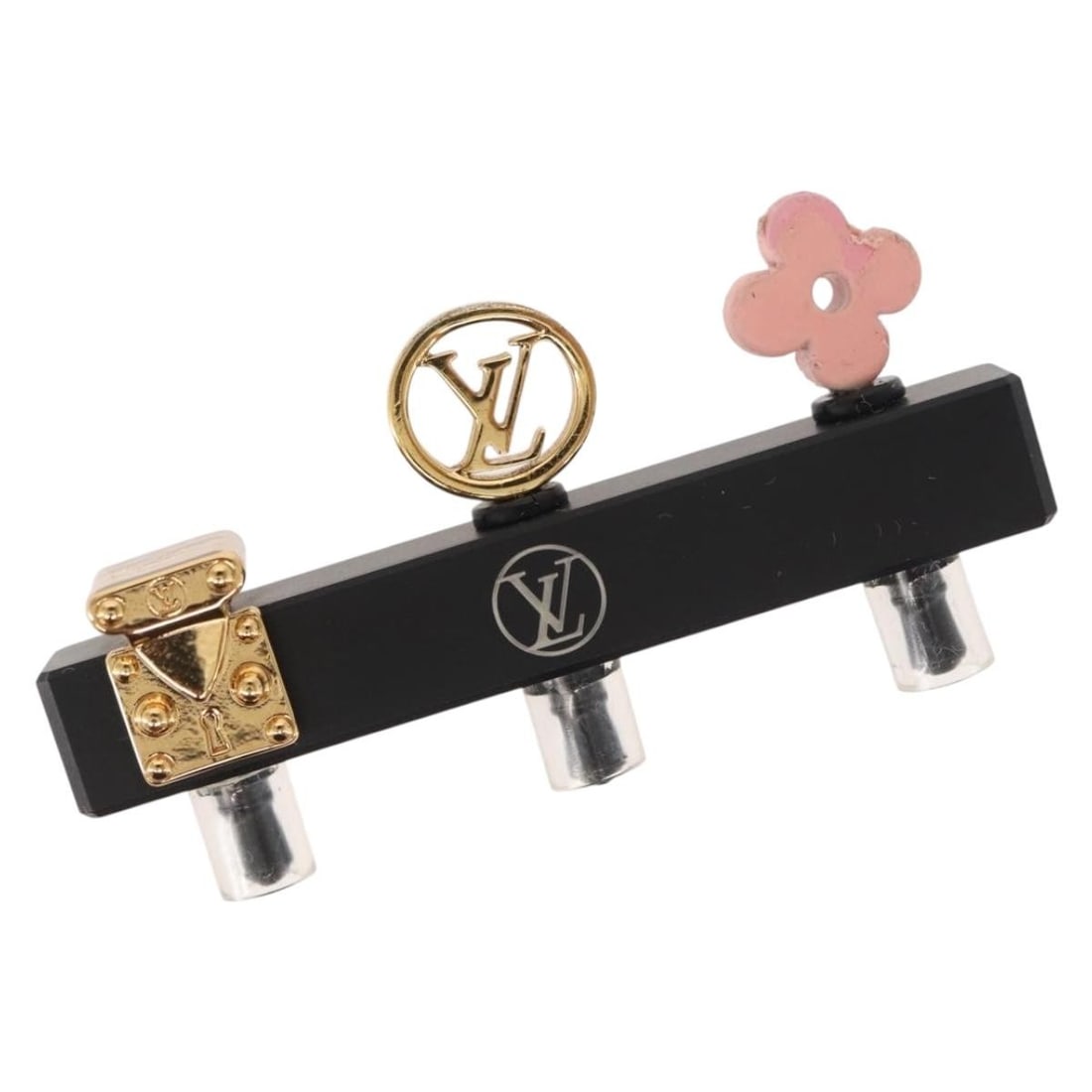 LOUIS VUITTON M60904 Gold Pink Metal Phone Case Authenticated (1 of 11)