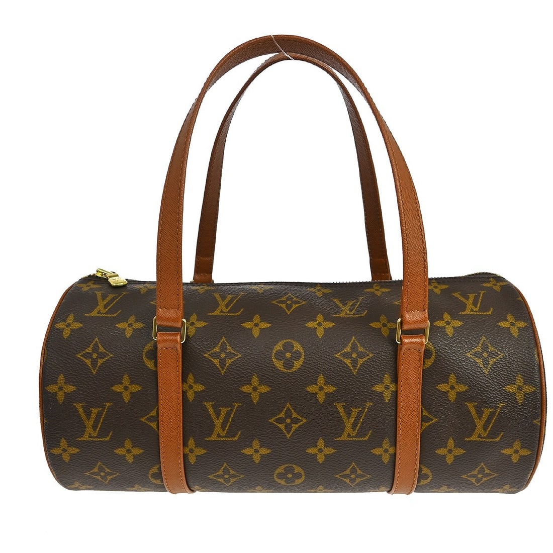 Louis Vuitton Papillon 30 Monogram Canvas Handbag M51365: Louis Vuitton Papillon 30 Monogram Canvas Handbag M51365 Vintage Louis Vuitton Papillon 30 handbag in brown Monogram canvas with leather double handles and a zip closure. Made in France, this women's 