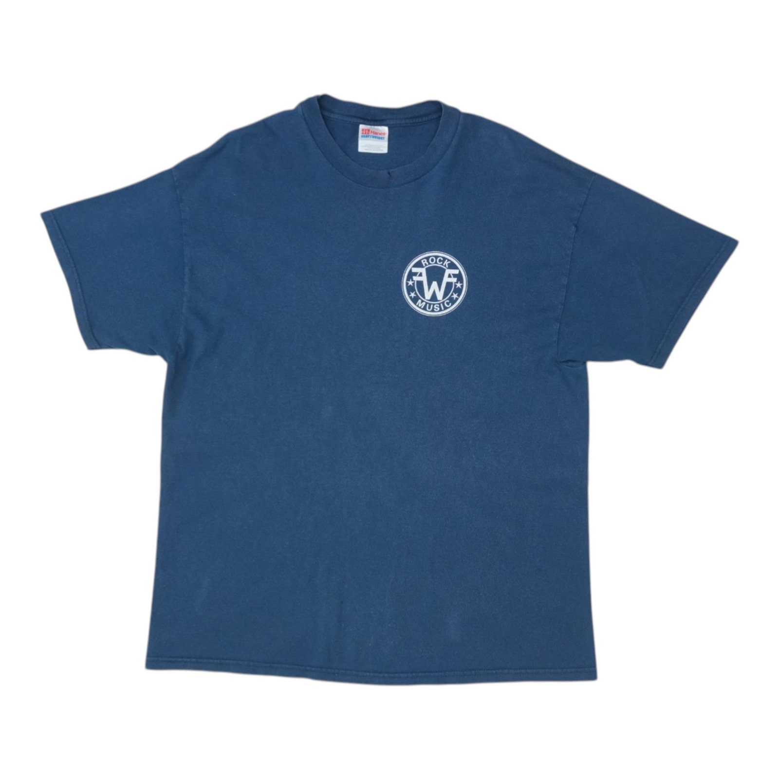 Vintage 1990s Blue Cotton Weezer XL Band Tee (1 of 7)