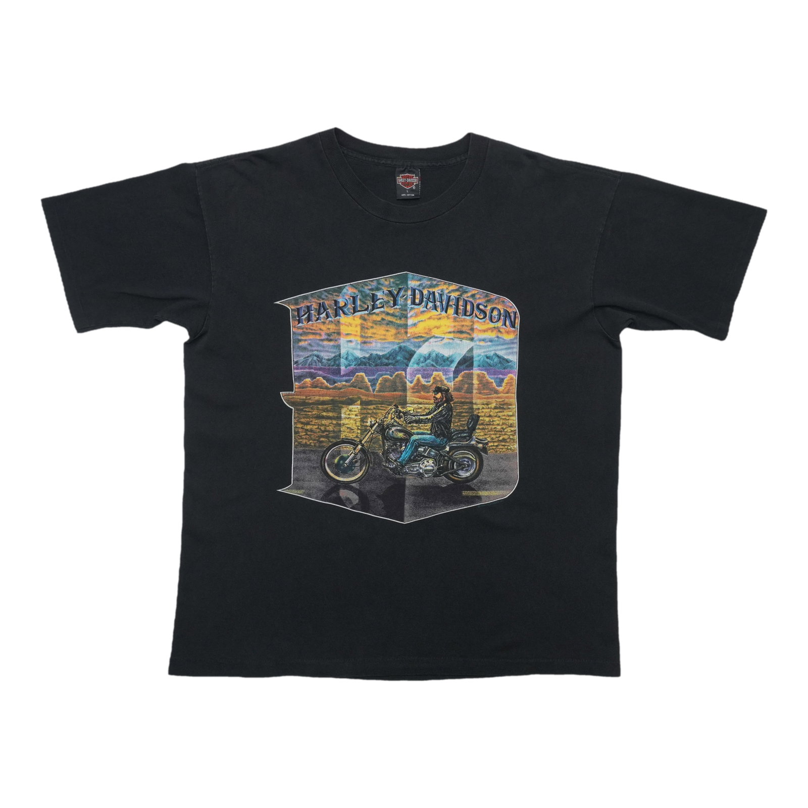 1994 Harley Davidson black cotton graphic tee large (1 of 6)