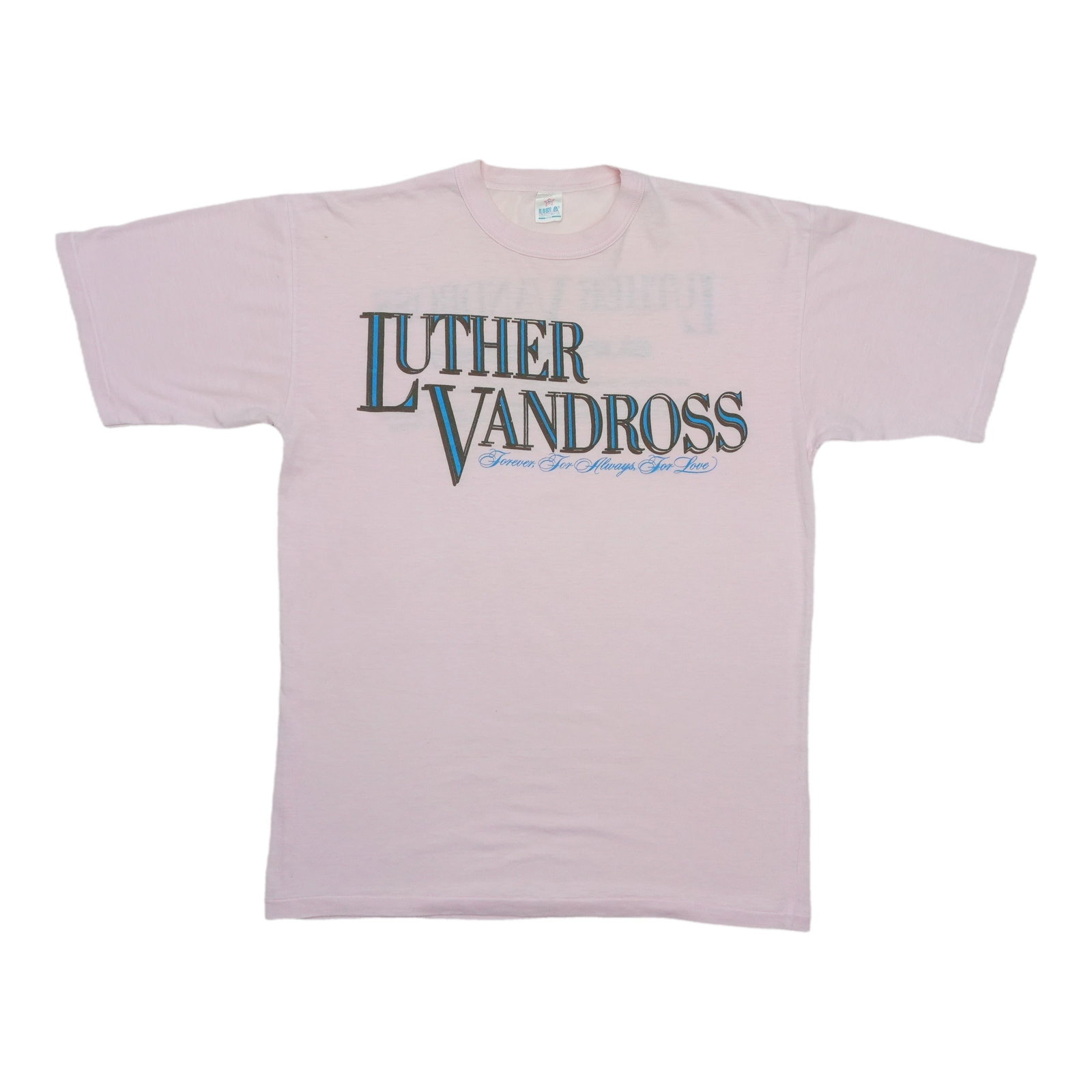 Vintage 1987 Luther Vandross concert tee pink XL (1 of 6)