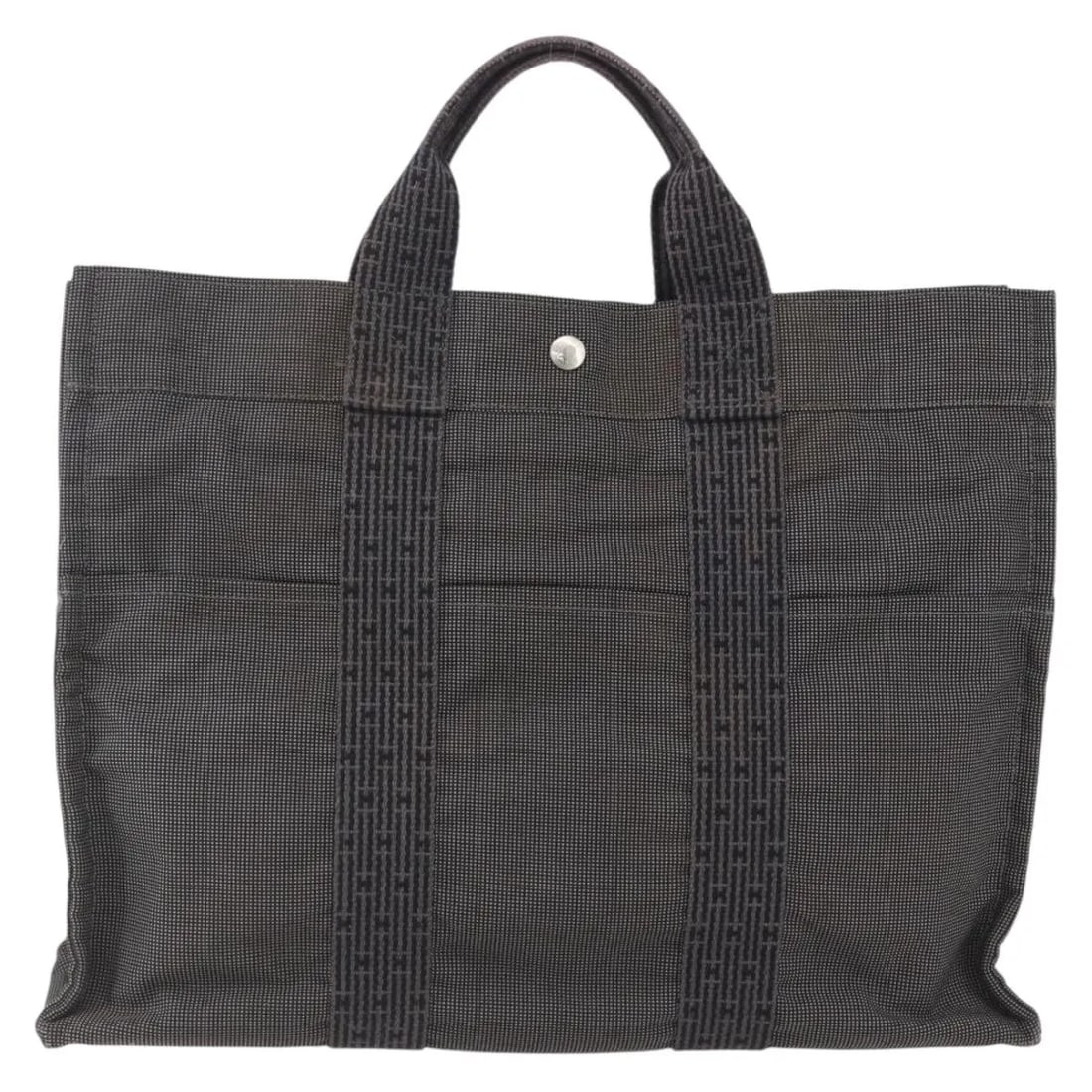 Fourre-tout Herline Canvas Tote Bag Gray by Hermes: Fourre-tout Herline Canvas Tote Bag Gray by Hermes This Hermes Fourre-tout Herline is a canvas tote bag in gray, designed for women. Made in France, it features a spacious main compartment and multipl