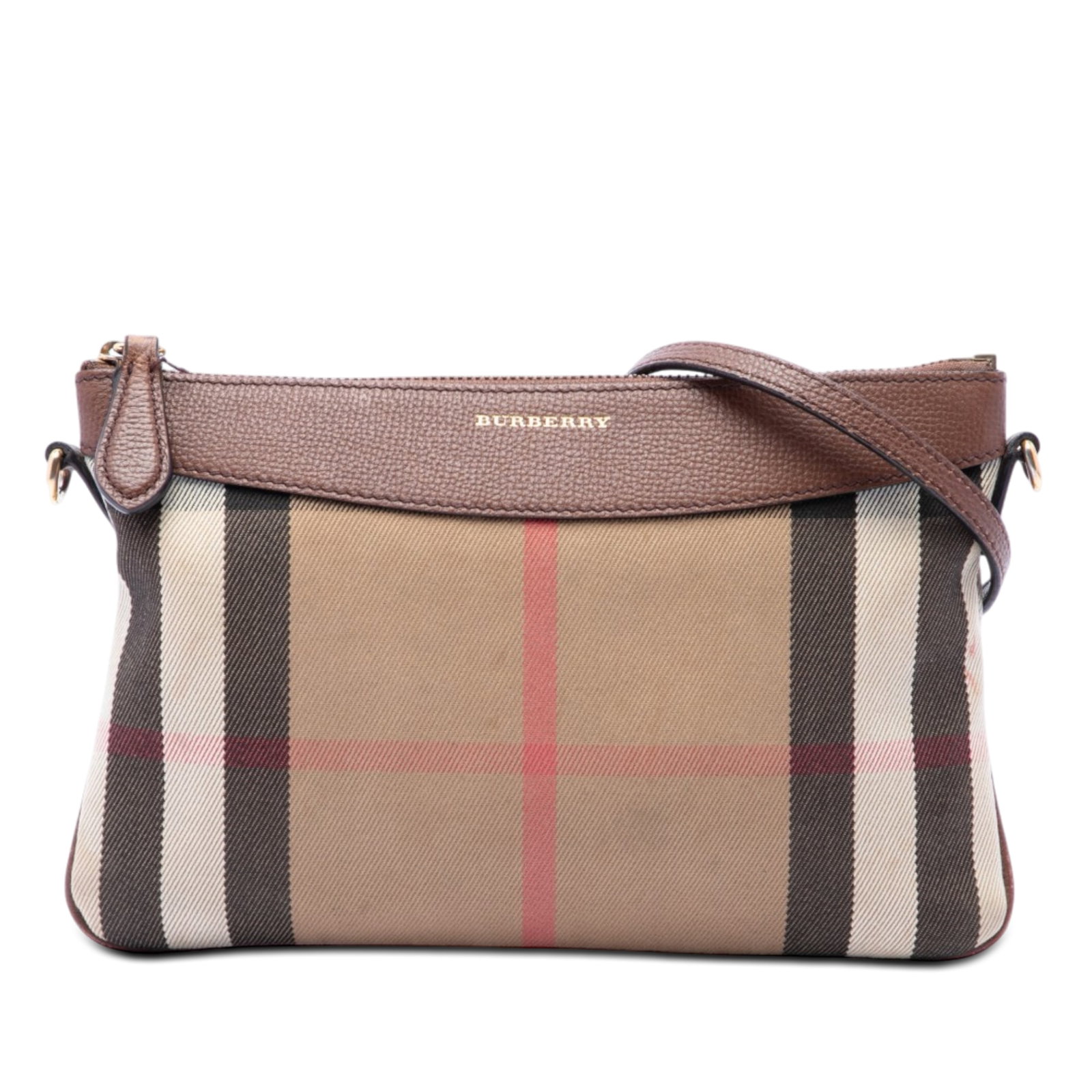 Burberry Peyton Derby House Check Canvas Crossbody Bag (1 of 6)
