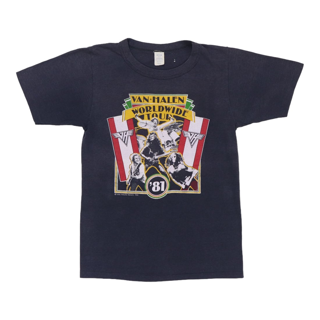Vintage 1982 Outlaws Badman Tour Black Poly Cotton Concert T Shirt Small: Vintage 1982 Outlaws Badman Tour Black Poly Cotton Concert T Shirt Small This is an original vintage 1982 The Outlaws Badman Tour shirt, featuring front and back graphics. The shirt is made from a 50/
