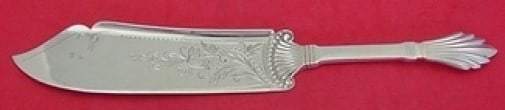 Gorham York Sterling Silver Ice Cream Slice Brite-Cut 9.5 Inch: Gorham York Sterling Silver Ice Cream Slice Brite-Cut 9.5 Inch This stunning ice cream slice from the York pattern by Gorham is crafted from high-quality sterling silver, ensuring both beauty and dura