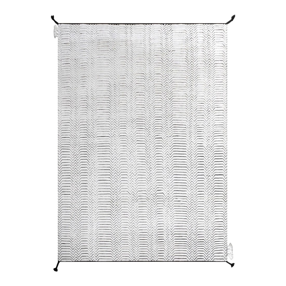 12 x 15 Ivory Hand-Knotted Moroccan Wool Rug with Charcoal Accents: 12 x 15 Ivory Hand-Knotted Moroccan Wool Rug with Charcoal Accents Enhance your living space with this exquisite hand-knotted Moroccan-style rug. Crafted from luxurious wool, it showcases a striking i