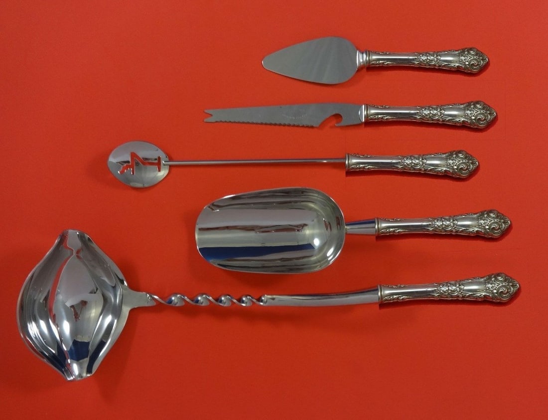 Reed & Barton French Renaissance Sterling Silver 5-Piece Cocktail Bar Set (1 of 1)