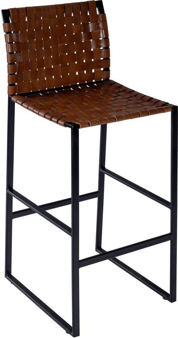 Butler Modern Farmhouse Bar Stool Industrial Style with Nail Head Accents (1 of 5)