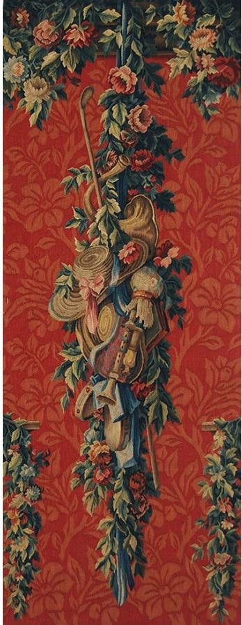 Provence Home Cream Aubusson Tapestry 65x25 with Backing: Provence Home Cream Aubusson Tapestry 65x25 with Backing This exquisite vintage-style tapestry showcases a charming cream finish and is designed in the classic Aubusson style, featuring intricate garl