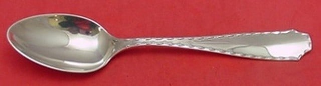 Tiffany & Co. Sterling Silver Serving Spoon Marquise 8.5 Inch: Tiffany & Co. Sterling Silver Serving Spoon Marquise 8.5 Inch This exquisite serving spoon is crafted from sterling silver and features the elegant Marquise pattern by Tiffany & Co. Measuring 8 1/2 in